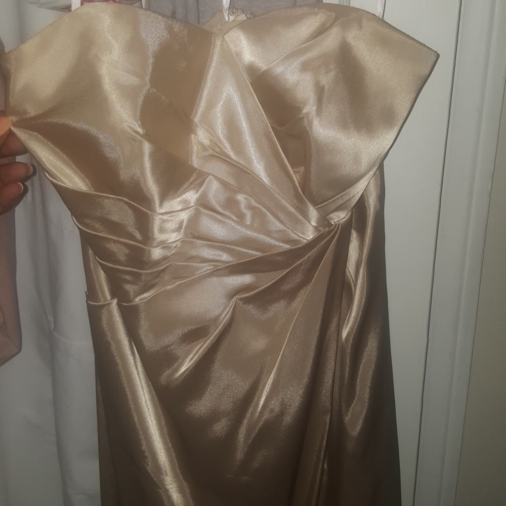 Bridal/ Champagne Bridesmaid Dress